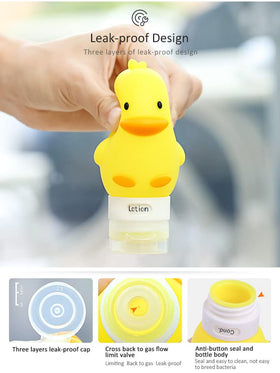 Kemozaka clear toiletry bag included helps keep items neatly organized.