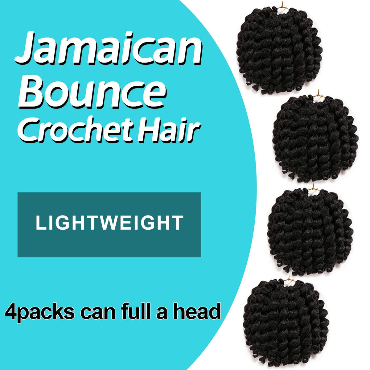 Kenkenten 22 strands per pack crochet hair for full head.