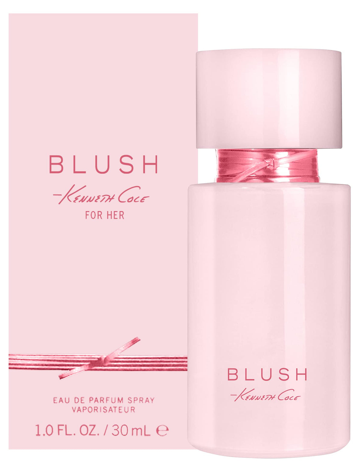 Kenneth Cole Blush EDP bottle front view highlighting floral notes for everyday wear