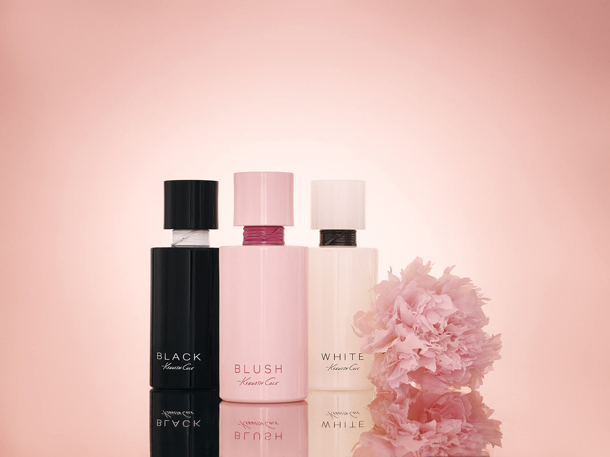 Kenneth Cole Blush EDP cap closeup showing premium packaging and design