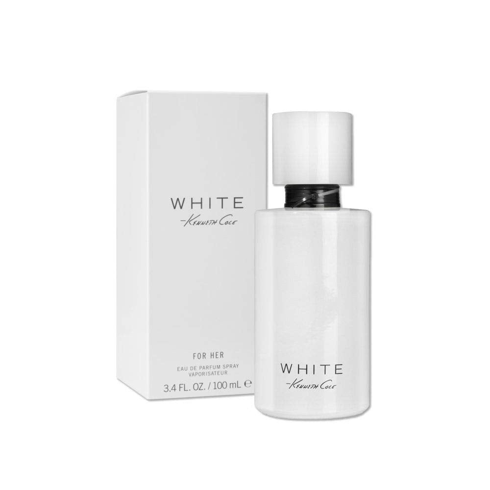 Kenneth Cole White for Her bottle front view, date-night elegance and everyday freshness.