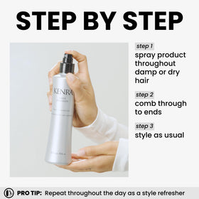 Kenra Daily Provision adds natural shine and smoothness to hair