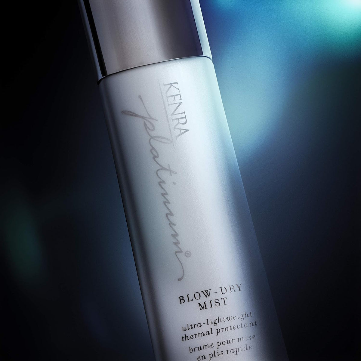 Kenra Platinum Blow-Dry Mist creates a smooth, polished hair finish