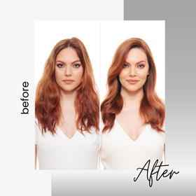 Label close-up highlighting Fade-Fighting Technology on Kenra Color Charge Serum