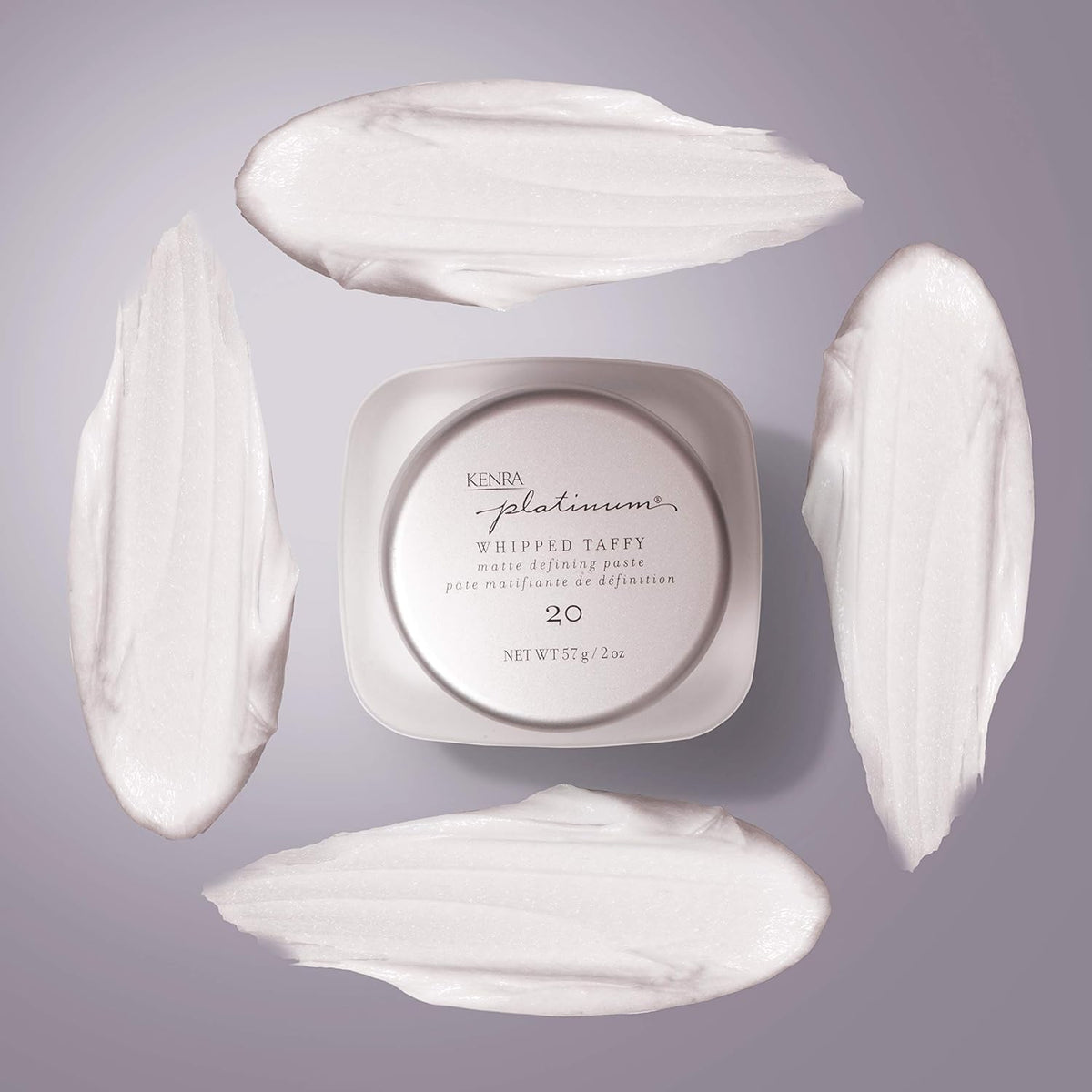 Kenra Platinum Whipped Taffy 20 demonstrates sculpting on layered hair.
