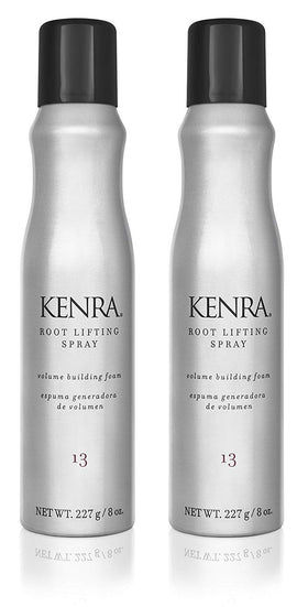 Kenra Root Lifting Spray 13 two-pack bottles close-up showing root lift potential