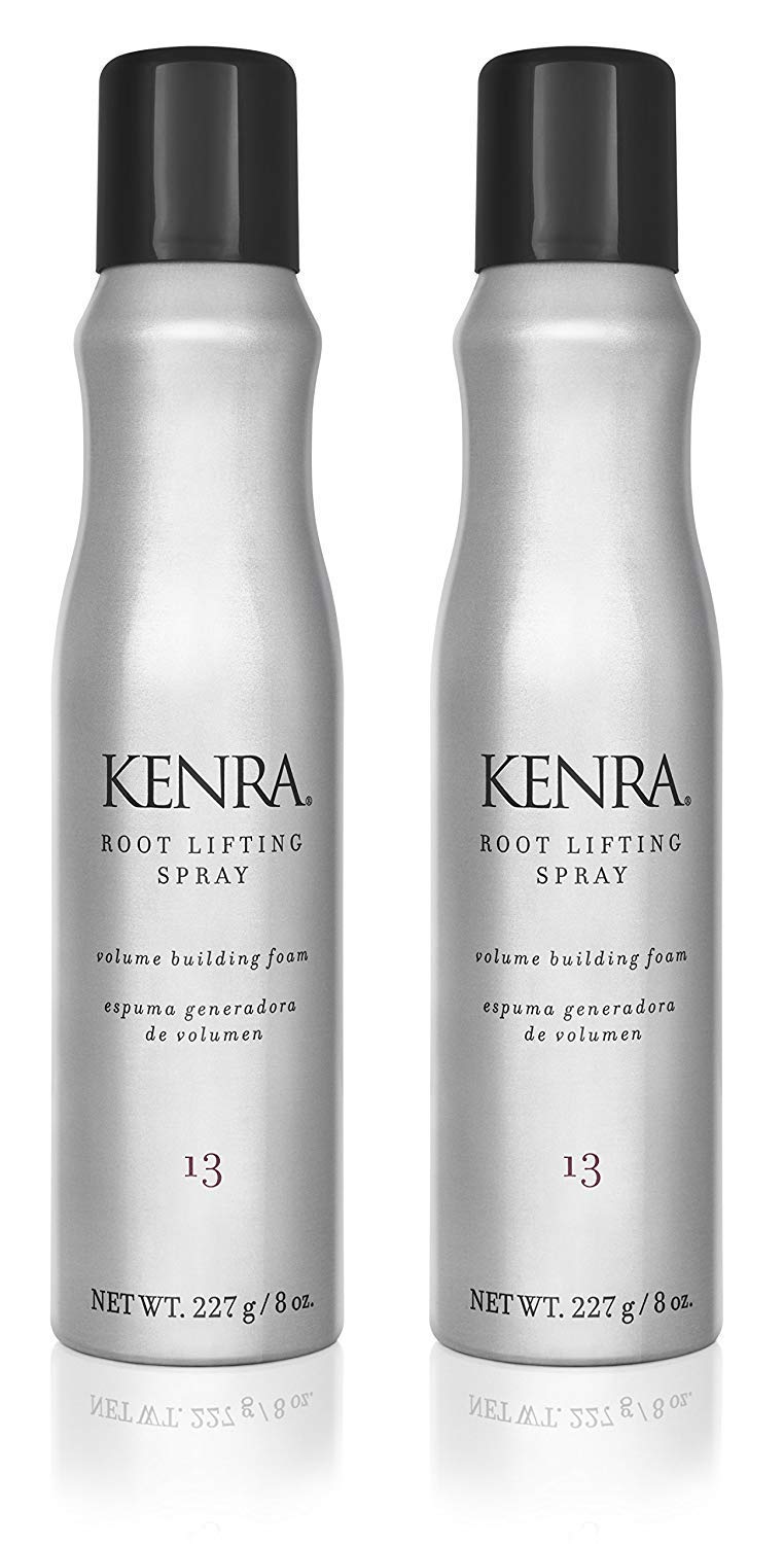Kenra Root Lifting Spray 13 two-pack bottles close-up showing root lift potential