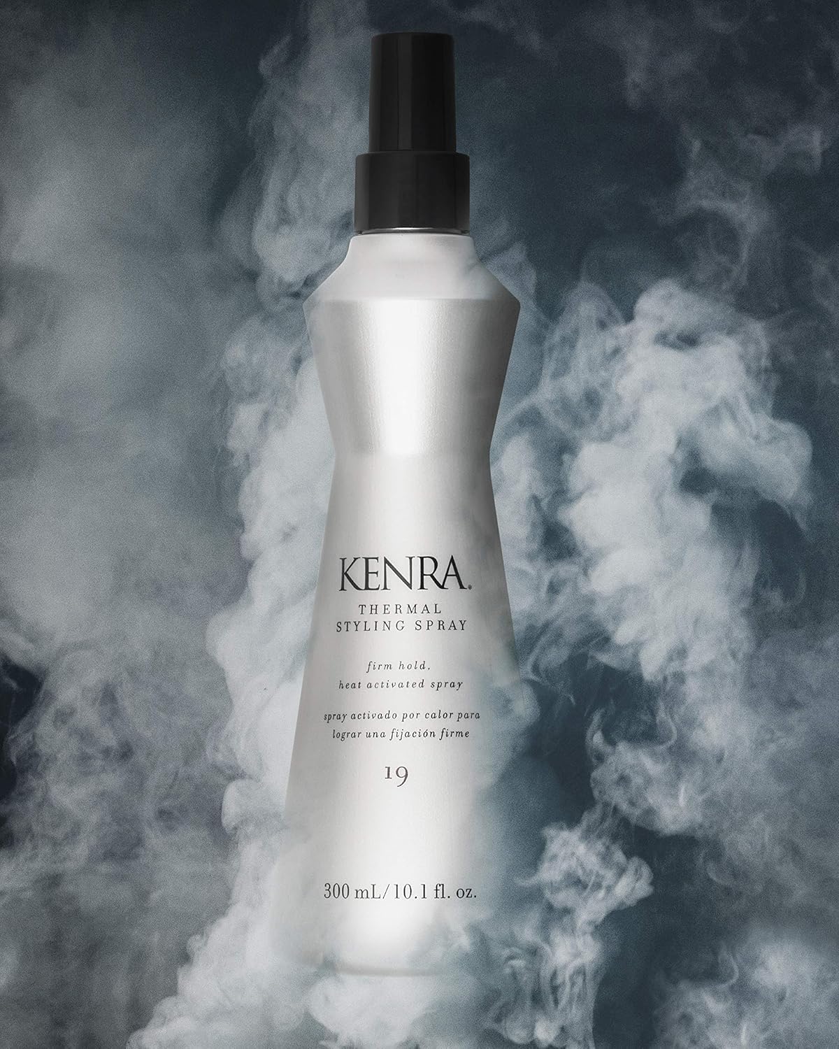 Kenra Thermal Styling Spray 19 mist application for even distribution and smooth styling