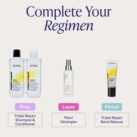 Kenra Triple Repair overnight treatment on nightstand