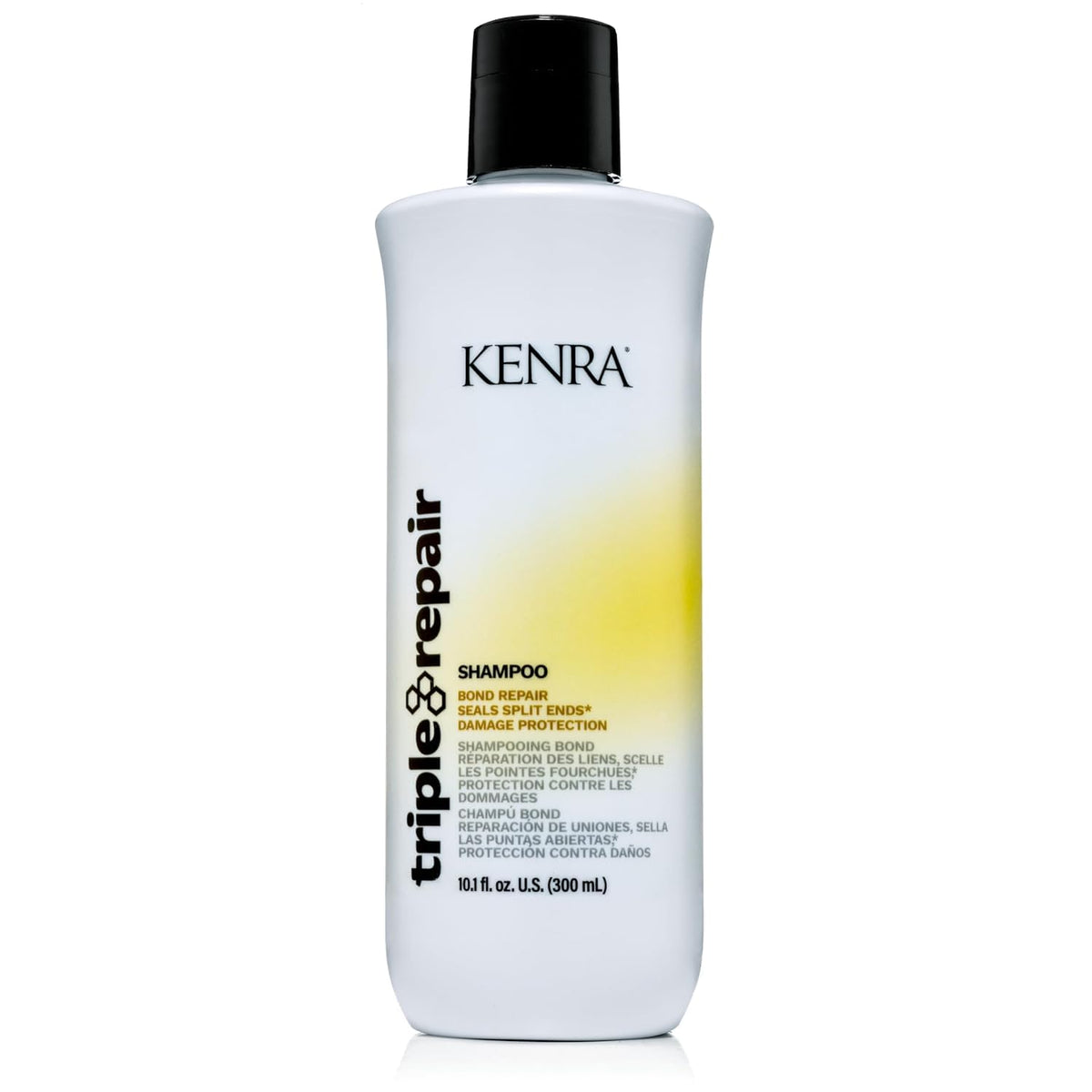 Kenra Triple Repair Conditioner bottle pour for detangled, nourished ends.