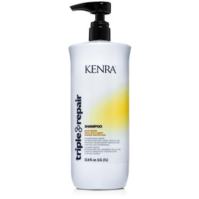 Kenra Triple Repair bottle emphasizes bond repair and sulfate-free formula