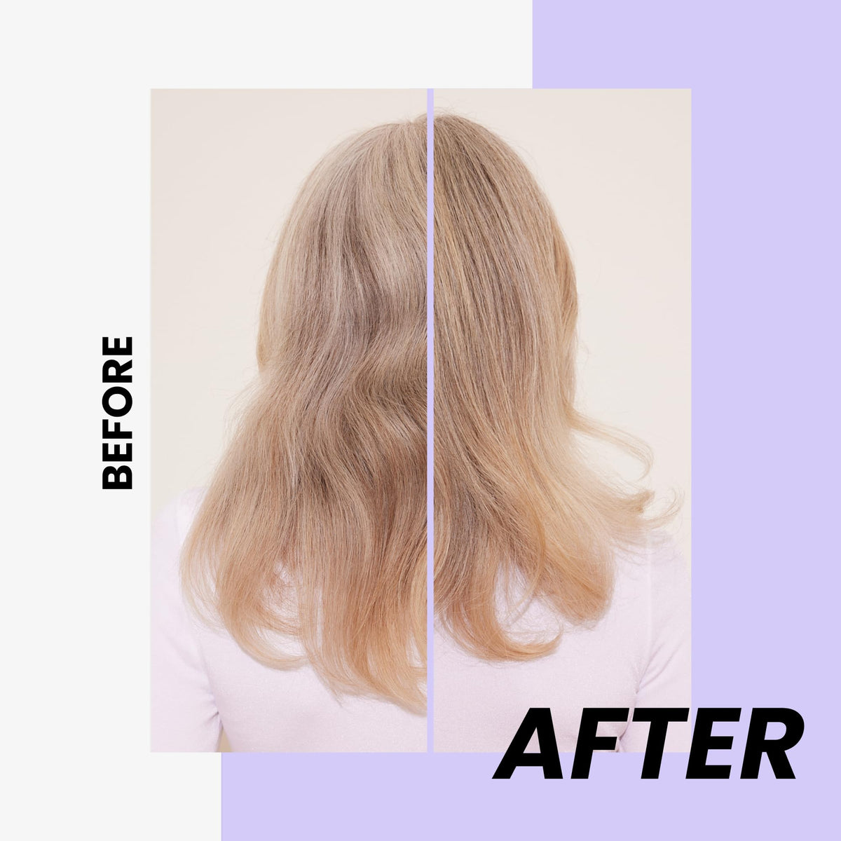 Kenra Violet Conditioner pour action, purple pigment deposits to balance tones.