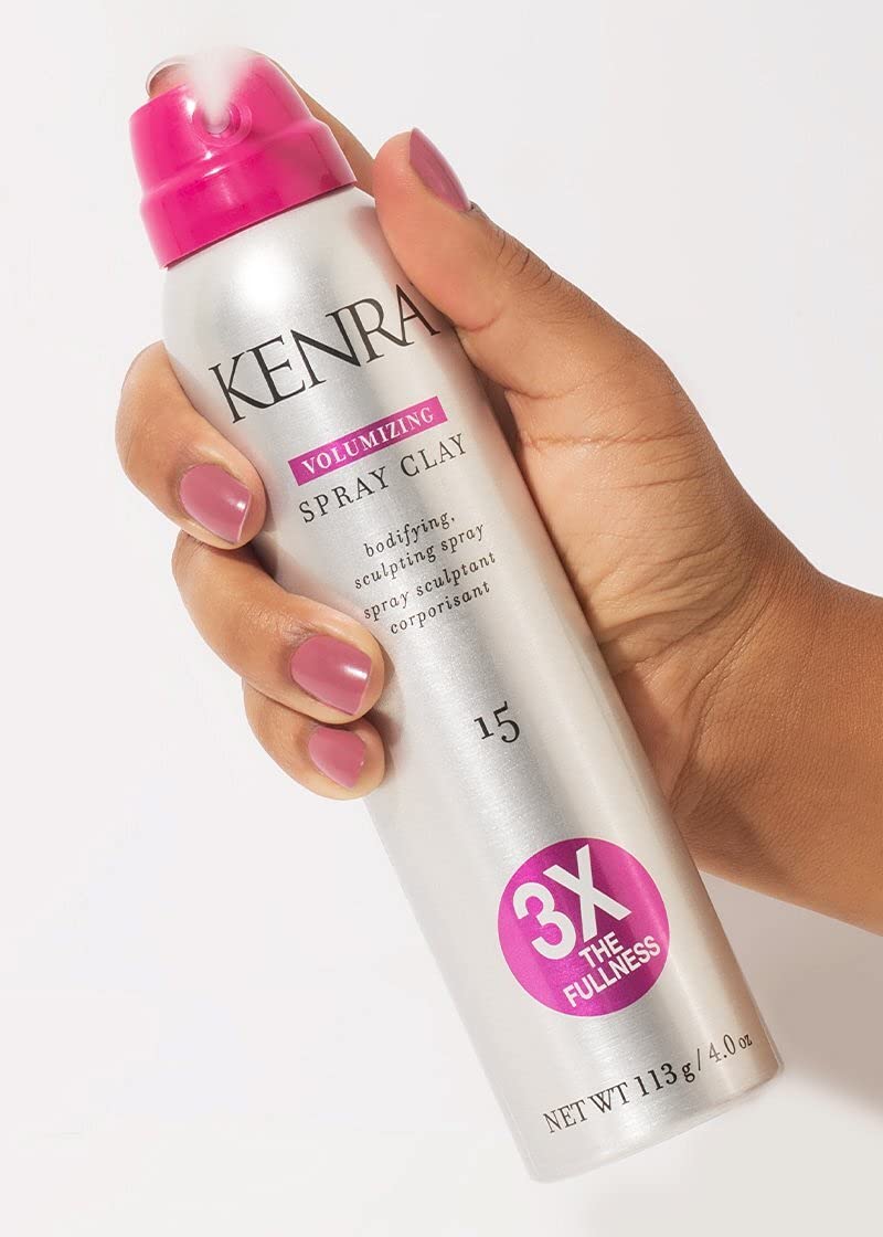 Kenra Volumizing Spray Clay 15 used to braid styles with body.