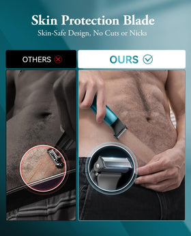 Kensen 2-in-1 dual-head shaver highlights flexibility for shaving and trimming.