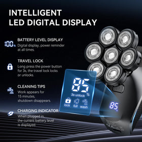 Kensen 7D Head Shaver nose hair trimmer for precise grooming on-the-go precision.