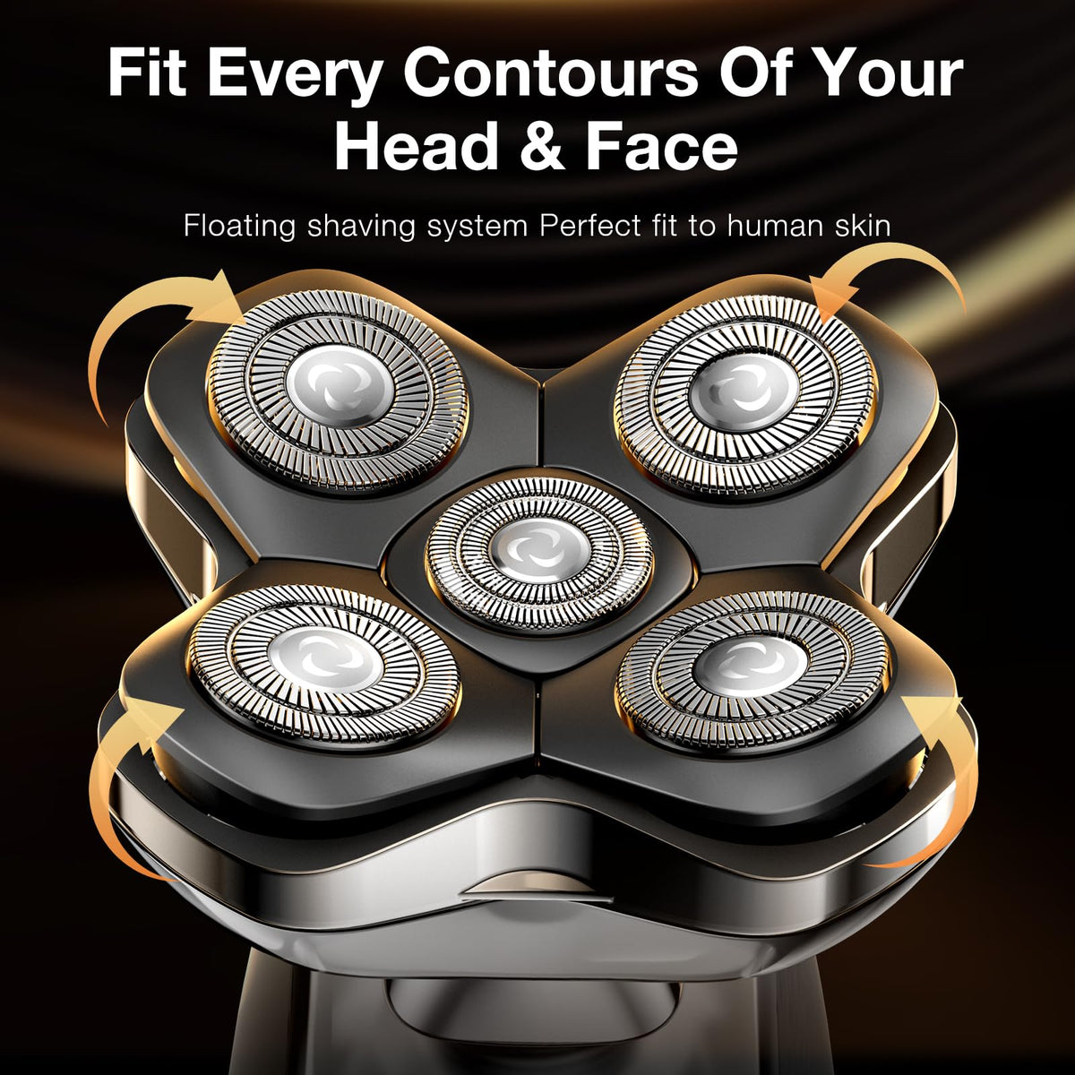 Kensen floating 5D blades for precise shaving