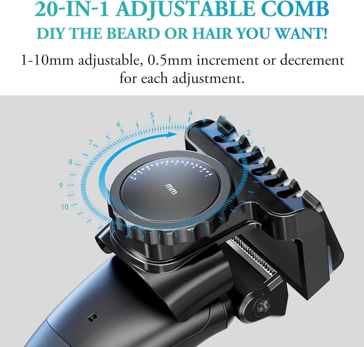Kensen IPX6 waterproof design for wet or dry use.