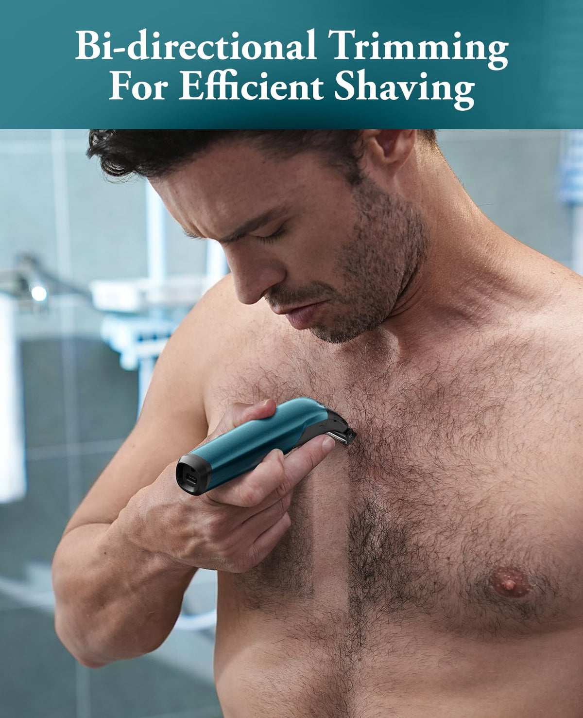 Kensen IPX6 waterproof design allows shower use and easy cleaning.