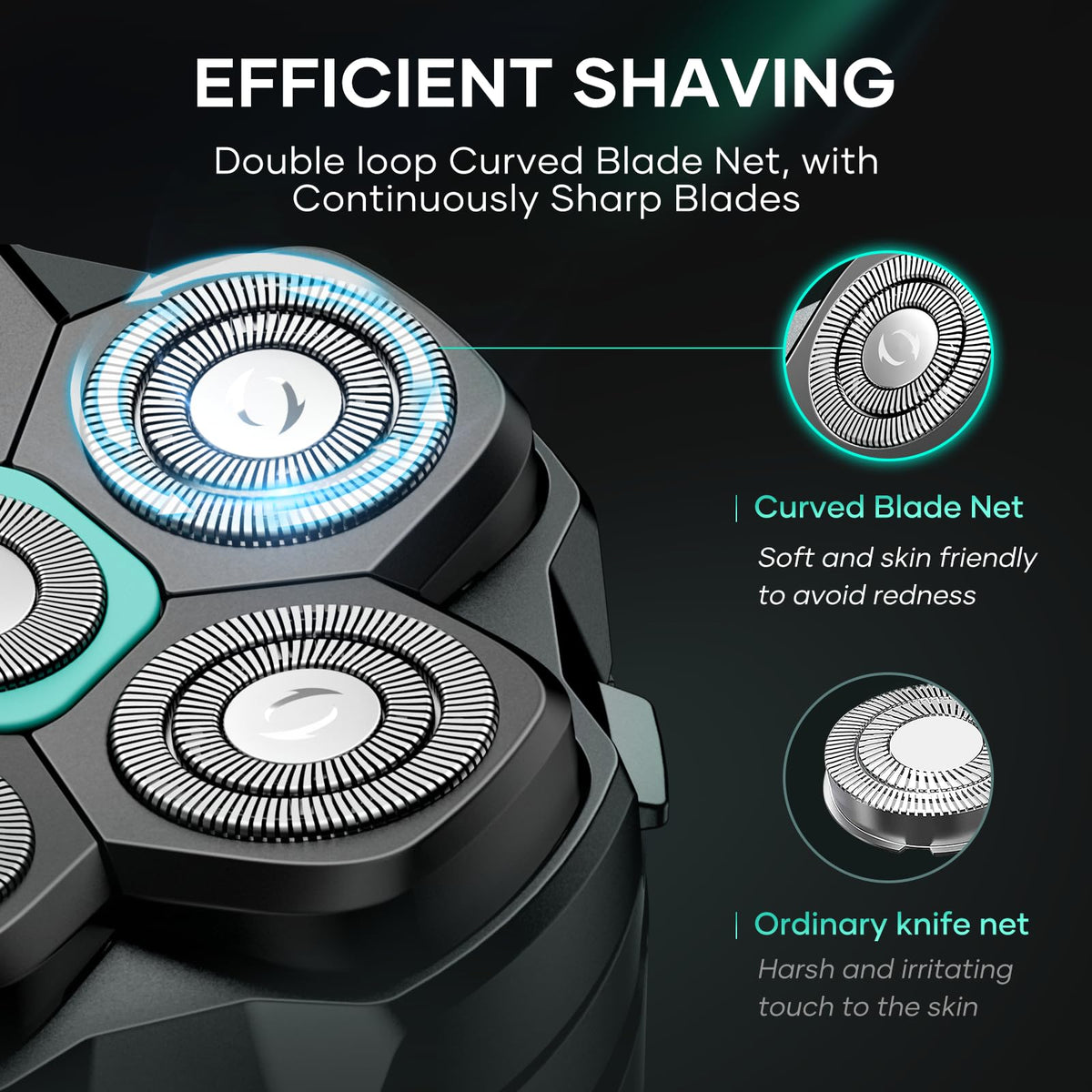 Kensen magnetic head facilitates easy cleaning