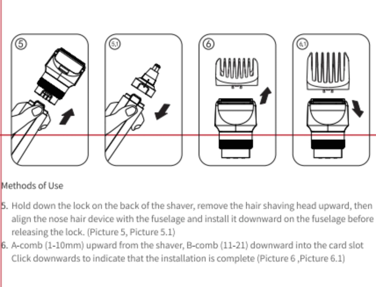 Kensen all-in-one grooming kit for beard, mustache, and nose trimming.