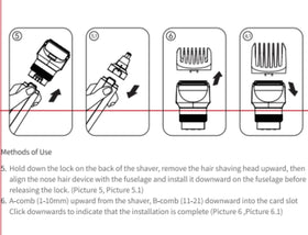 Kensen all-in-one grooming kit for beard, mustache, and nose trimming.