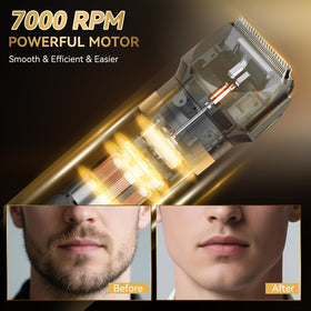 Kensen IPX6 waterproof trimmer for wet or dry use in shower.