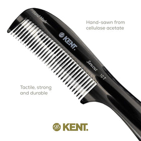 Kent 10T detangler shown in shower for conditioning routine.