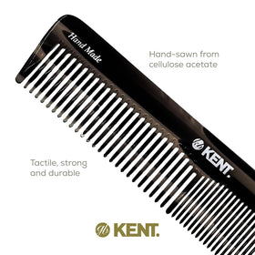 Kent 16T dresser-size comb for daily hair care and detangling curls