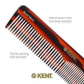 Kent 16T tortoise smooth-glide teeth during wet or dry hair care.