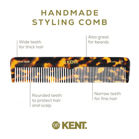 Kent 16T TY handmade cellulose acetate for less static grooming