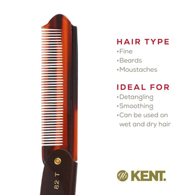 Kent 82T portable-grooming-tool fits in pocket for quick grooming sessions.