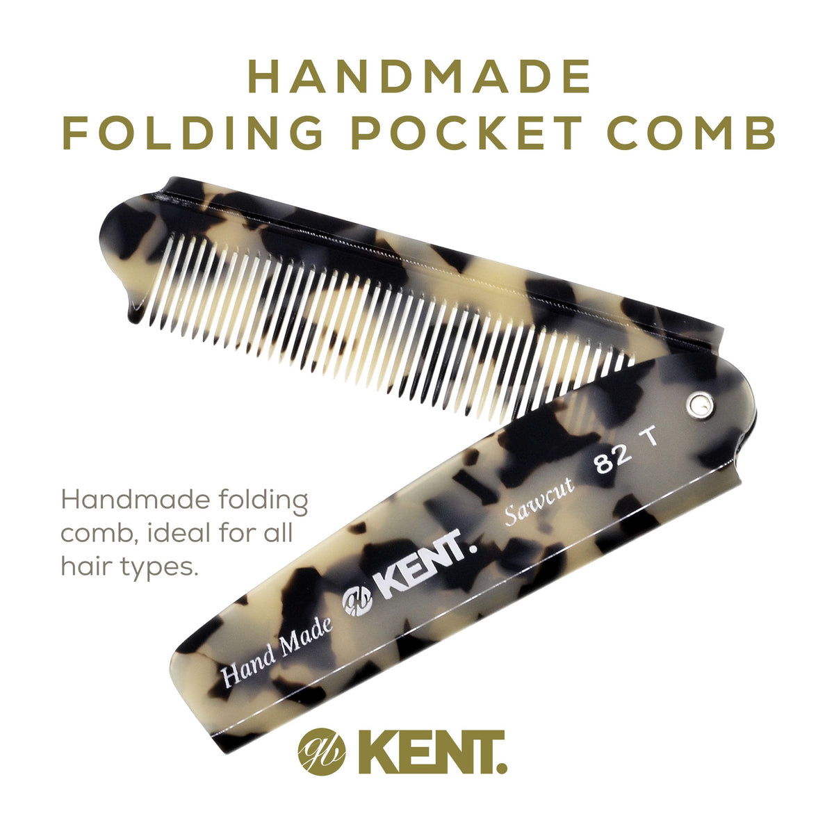 Kent 82T TW fine-tooth detail smooth teeth to prevent snagging