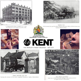 Kent 9T tortoise comb with Royal Warrant craftsmanship.