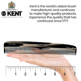 Close-up of Kent 9T wide teeth for broader hair sections