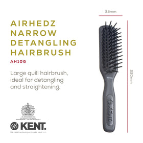 Kent Airhedz Pro narrow cushion paddle in use for controlled styling
