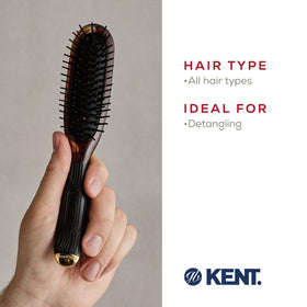 Kent Headhog ergonomic rubber grip for comfortable styling.