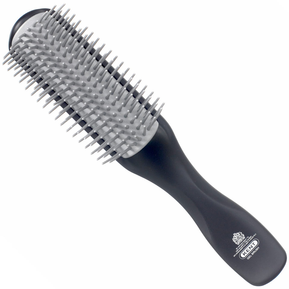 Kent KFM2 gel styling brush detangles thick hair for easy grooming