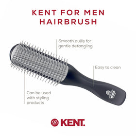 Kent KFM2 travel size brush fits in your bag for on-the-go styling
