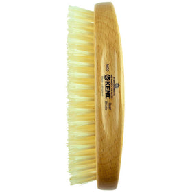 Kent MG3 Finest hair brush bristles closeup show firm boar bristles for thicker hair