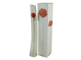 Kenzo Flower packaging display, premium retail presentation.