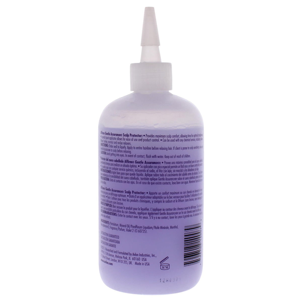 KeraCare Affirm Sensitive Gentle Assurance Scalp Protector dispensing pump enabling quick daily use