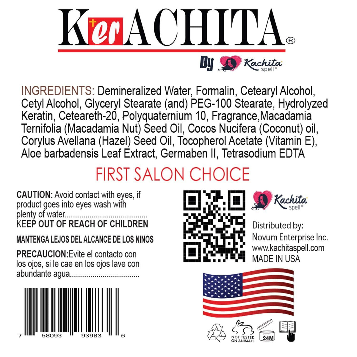 KERACHITA easy at home application with salon quality straightening results