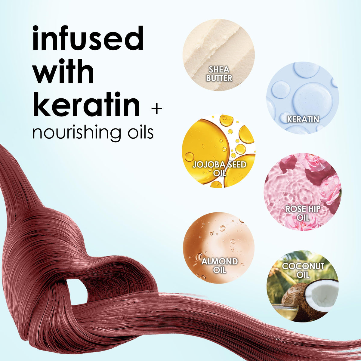 KERACOLOR 20 hues color palette offers vibrant tones at home.