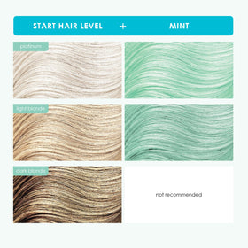 Dry-hair application for deeper mint color with Keracolor Clenditioner Mint