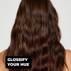 Keracolor High Shine Clear Hair Gloss with Keratin nourishes and smooths frizz.
