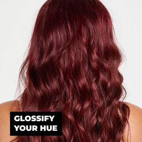 Keracolor High Shine Clear Hair Gloss with Squalane softens and conditions hair.