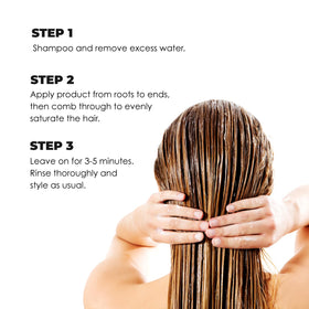 Swatch of Keracolor High Shine Clear Hair Gloss reveals sheer tint and vibrant shine.