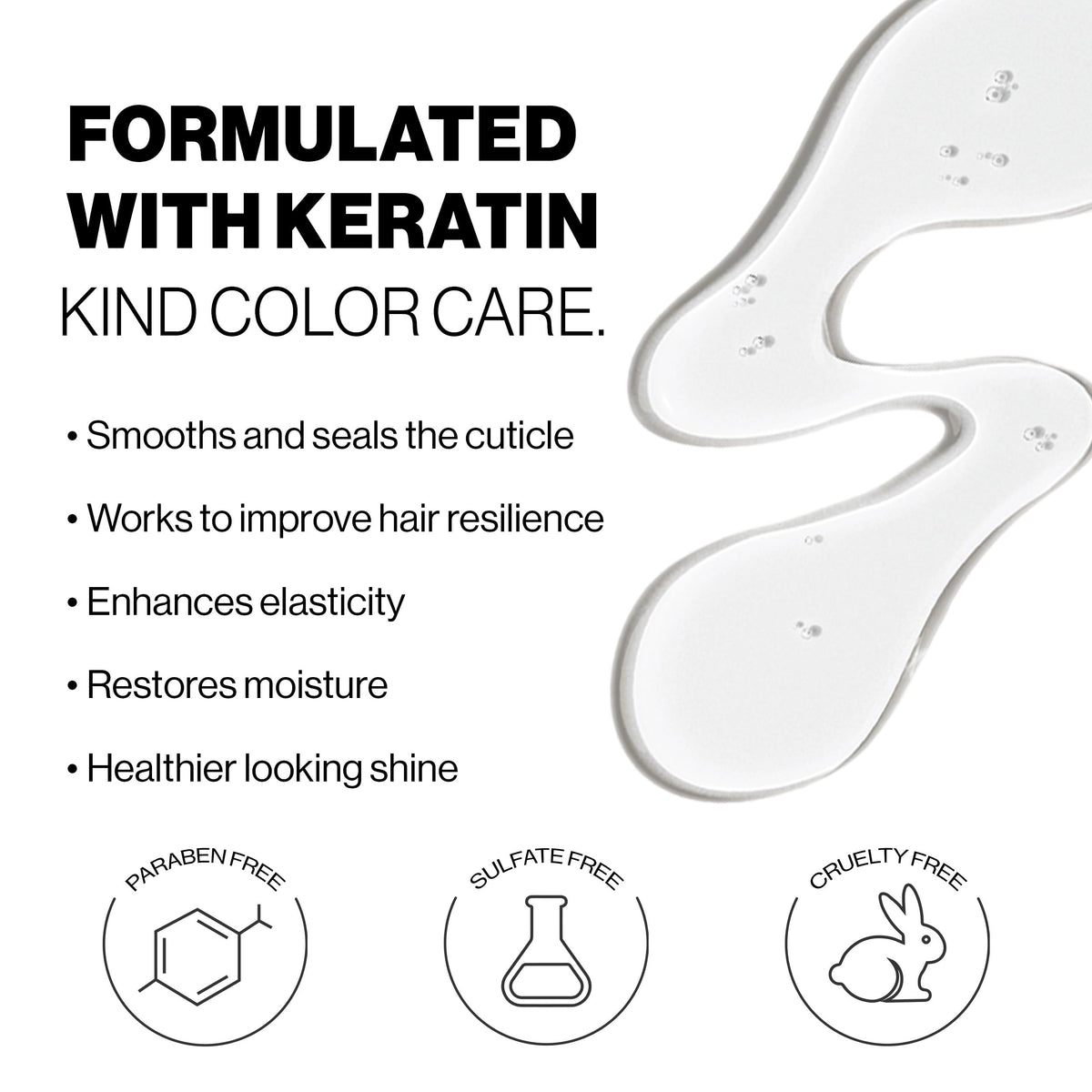 Keracolor Merlot color refresh on dry hair visual.