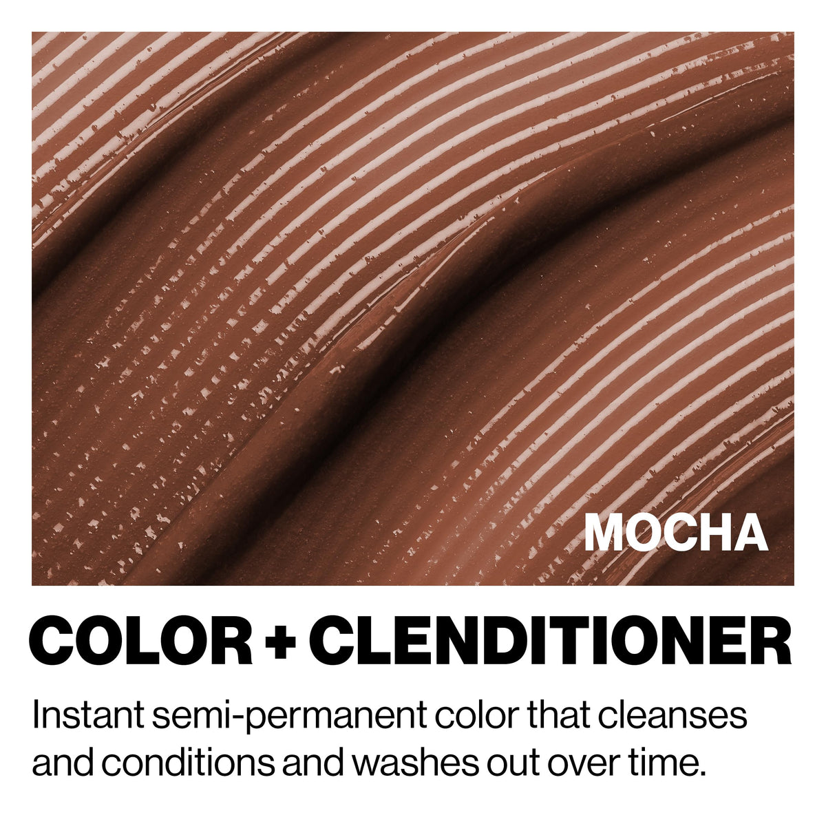 Hands apply Keracolor Mocha with gloves for even color deposit