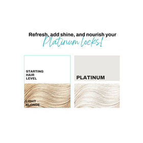 KERACOLOR Platinum finished look reveals glossy, healthy-toned hair.